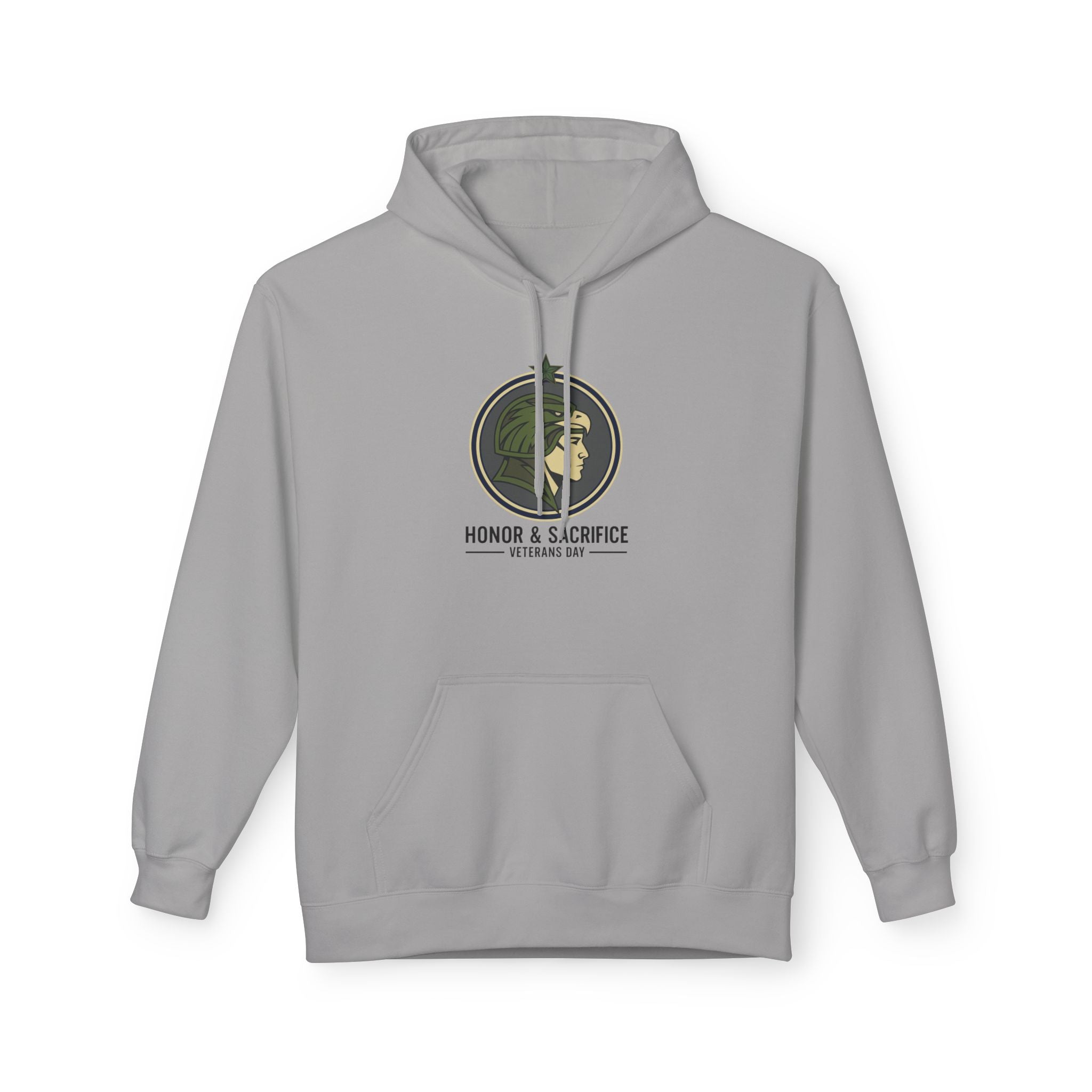 Fleece Hoodie - Honor & Sacrifice Design - Unisex