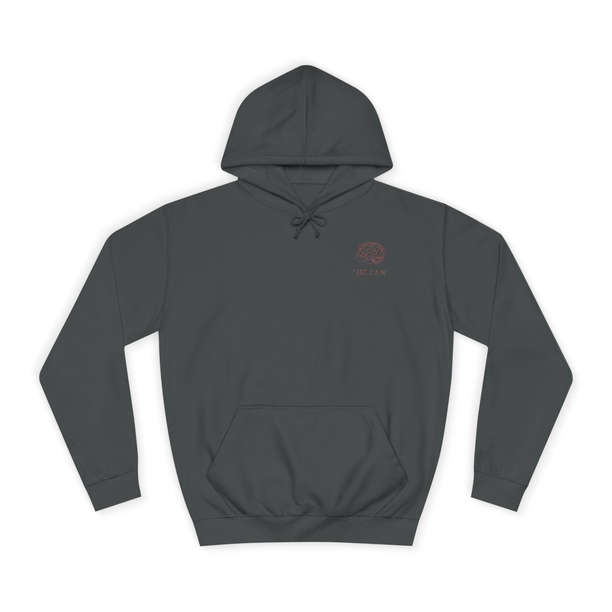 Unisex Overthinking Club Hoodie | Cozy College Gear, Thoughtful Gift for Students, Casual Wear, Relaxed Style, Brainy Humor Apparel
