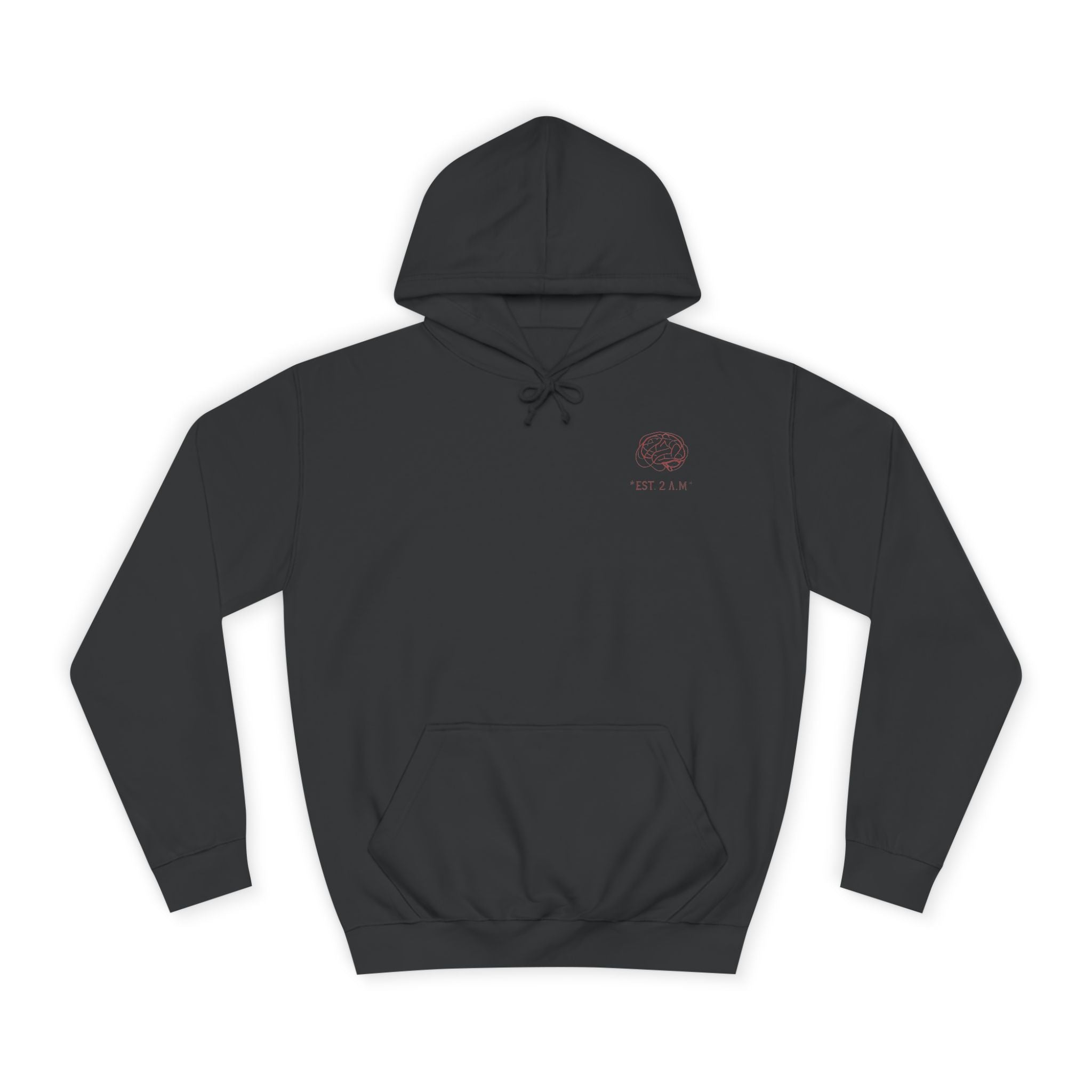 Unisex Overthinking Club Hoodie | Cozy College Gear, Thoughtful Gift for Students, Casual Wear, Relaxed Style, Brainy Humor Apparel