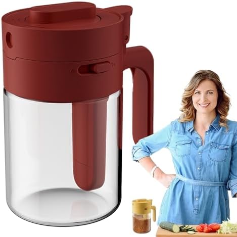 Multifunctional 2-in-1 Airtight Glass Seasoning Box Set