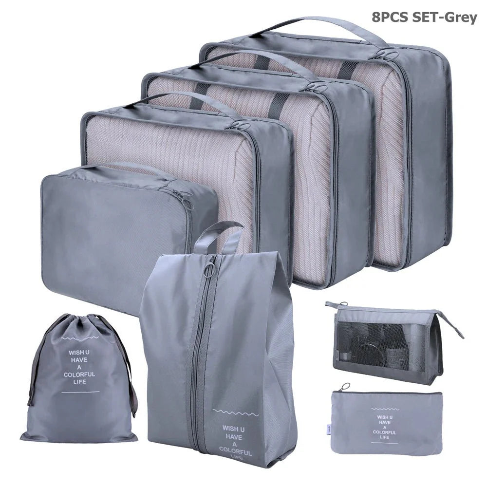 8/6pcs Set Travel Storage Bags