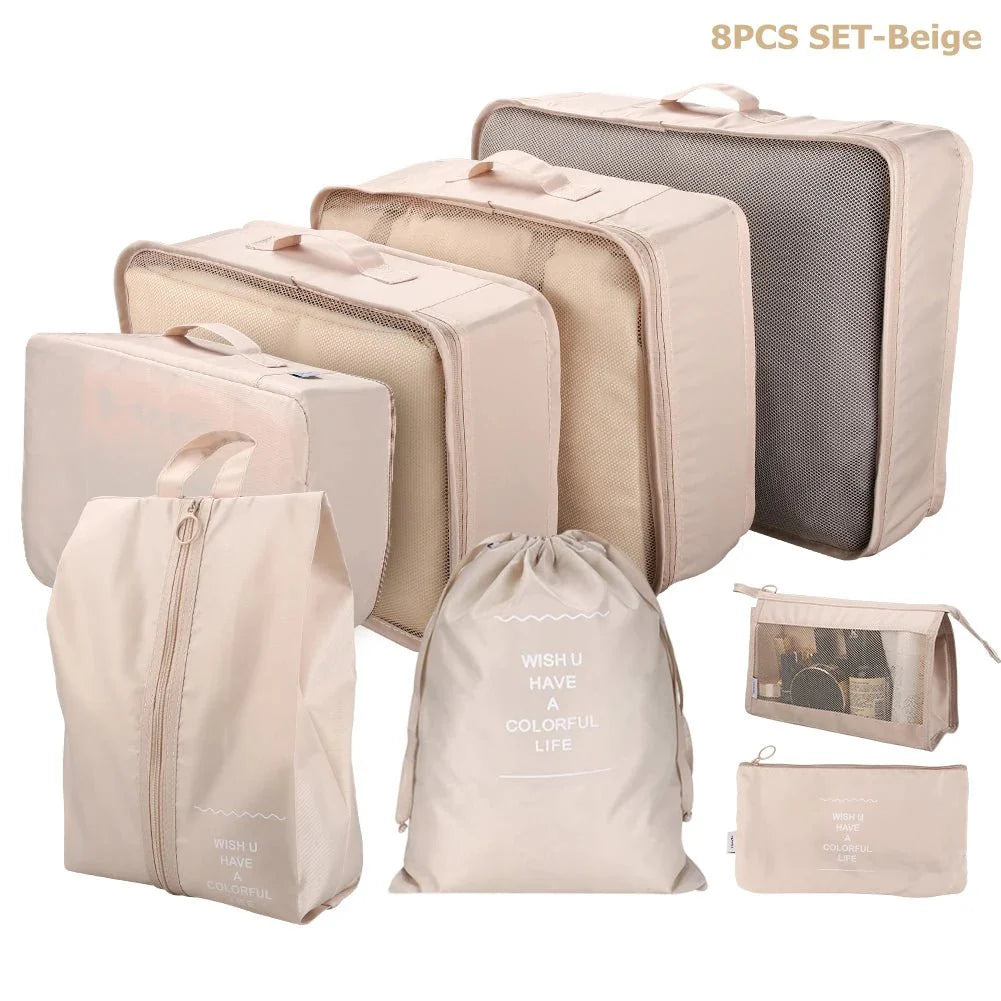 8/6pcs Set Travel Storage Bags