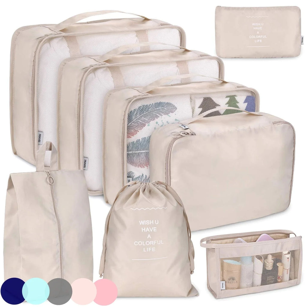 8/6pcs Set Travel Storage Bags