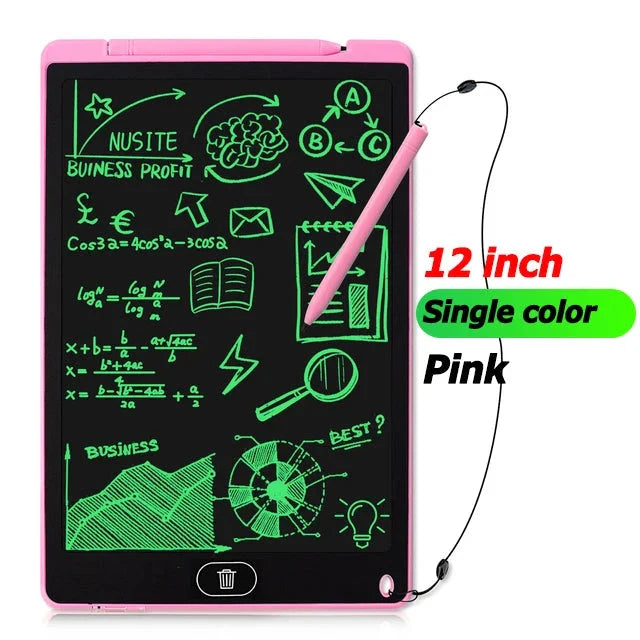 8.5 & 12 Inch LCD Writing Tablet for Kids – Digital Drawing Board & Handwriting Pad Toy with Stylus