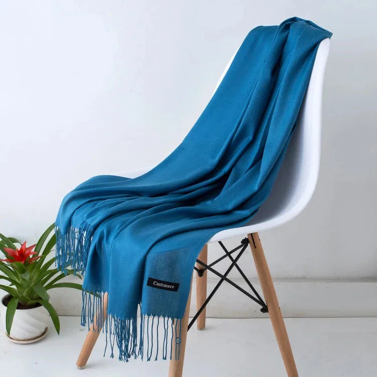 2022 Tassel Women’s Scarf – Designer Shawl, Wrap & Hijab Pashmina