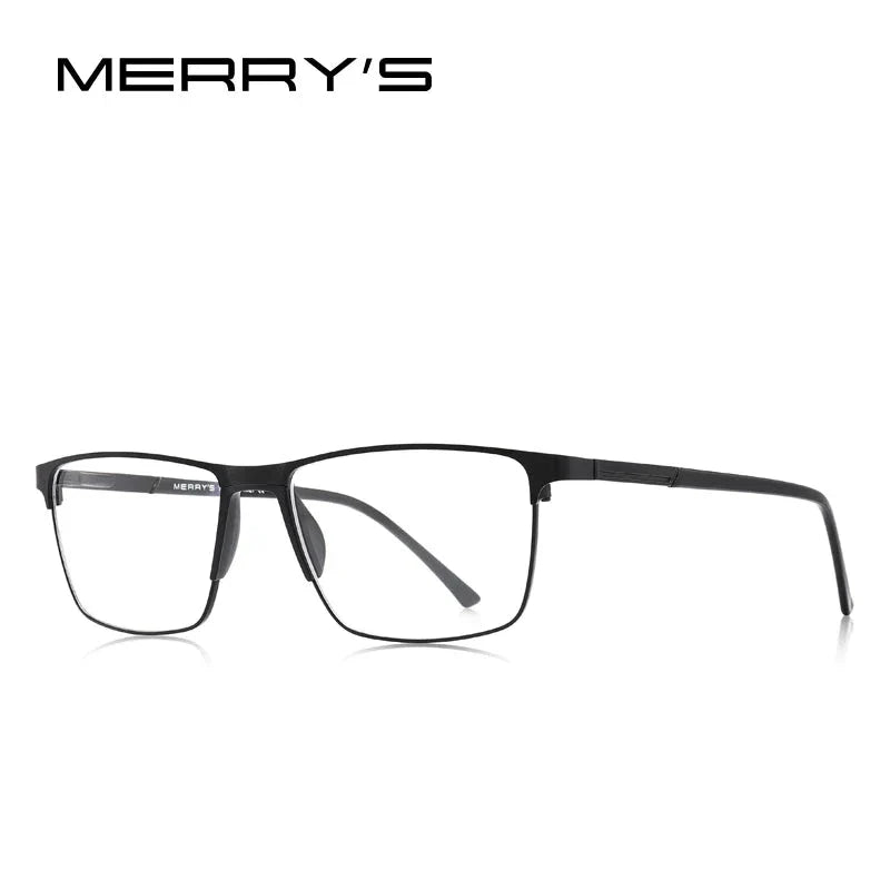 MERRYS DESIGN Men’s Titanium Glasses – Ultralight Square Prescription Frame