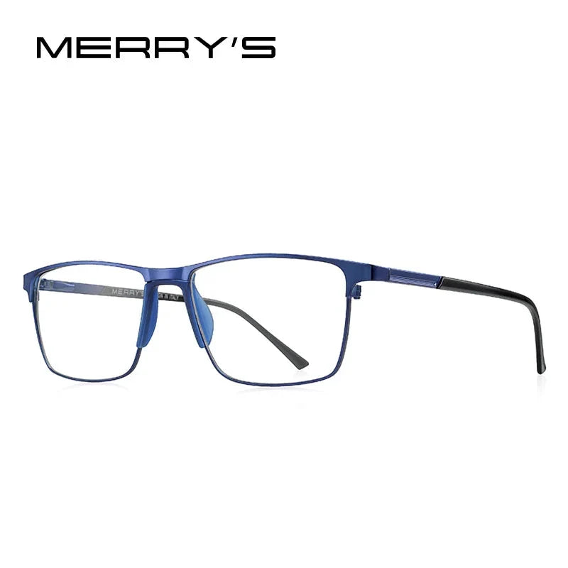 MERRYS DESIGN Men’s Titanium Glasses – Ultralight Square Prescription Frame