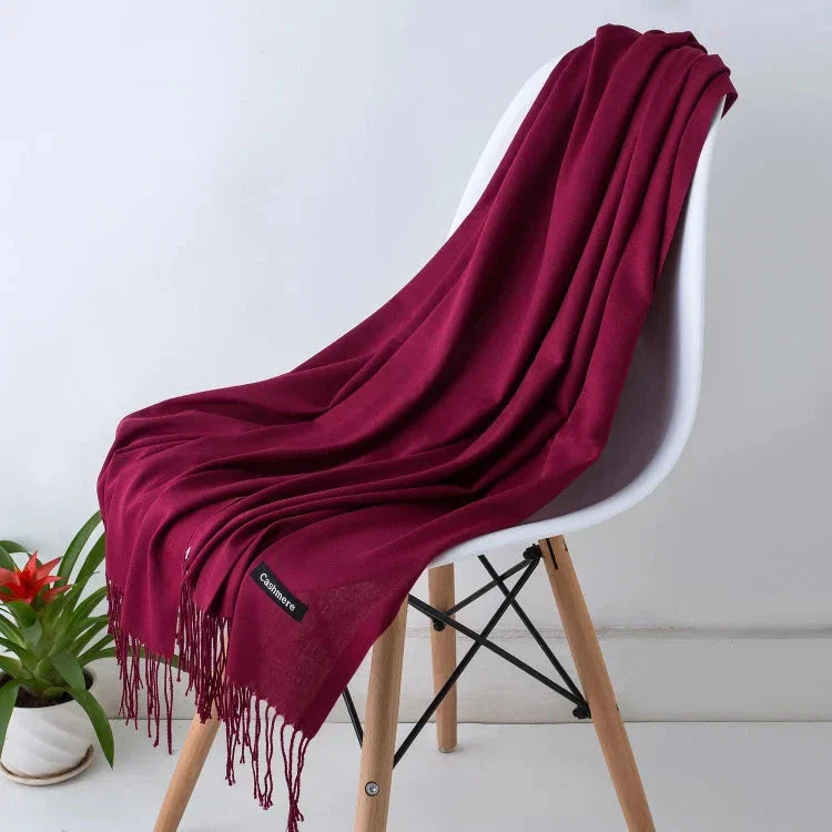2022 Tassel Women’s Scarf – Designer Shawl, Wrap & Hijab Pashmina