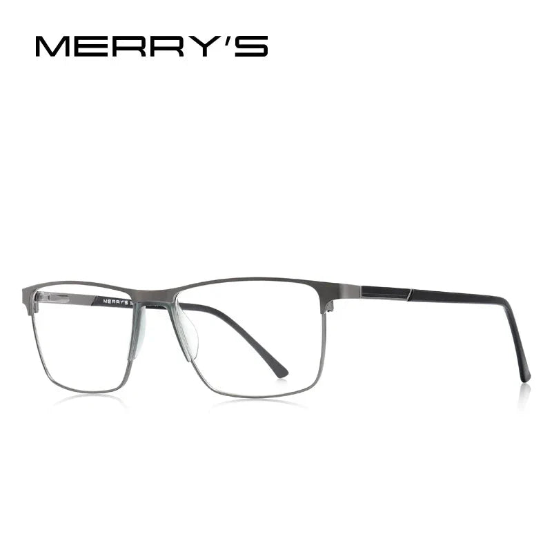MERRYS DESIGN Men’s Titanium Glasses – Ultralight Square Prescription Frame
