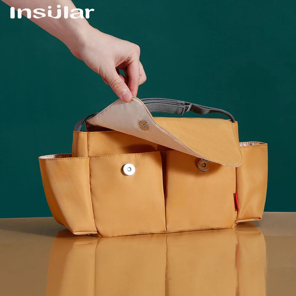 Universal Baby Stroller Organizer Bottle Holder Multipurpose Caddy