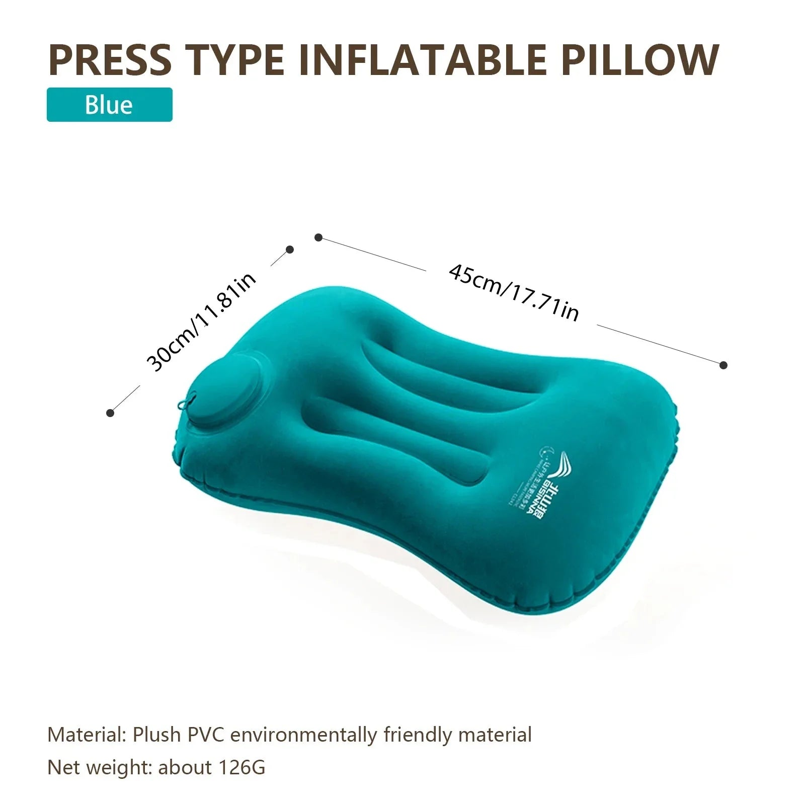 Ultralight Camping Inflatable Pillow – Portable Air Travel Pillow for Neck & Lumbar Support