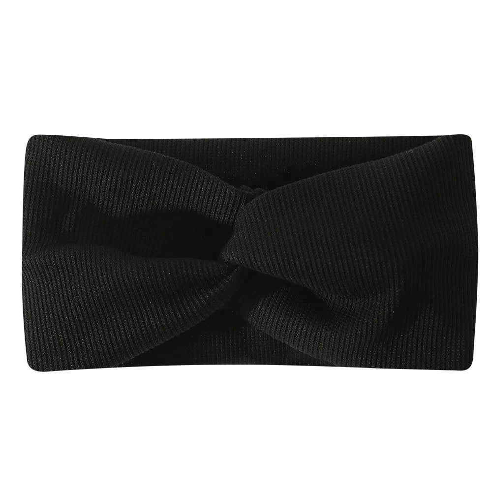 Large Baby Headband for Girls Soft Twisted Knotted Hair Turban