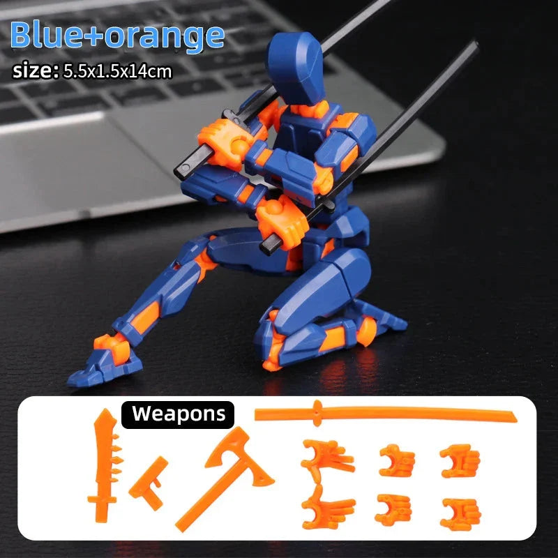 Multi-Jointed Movable Robot Mannequin – 13 Poseable Action Figures Toy