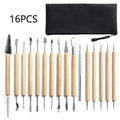 Pottery Clay Sculpting Tools Kit - 8-61 Pcs for Carving, Shaping & Modeling