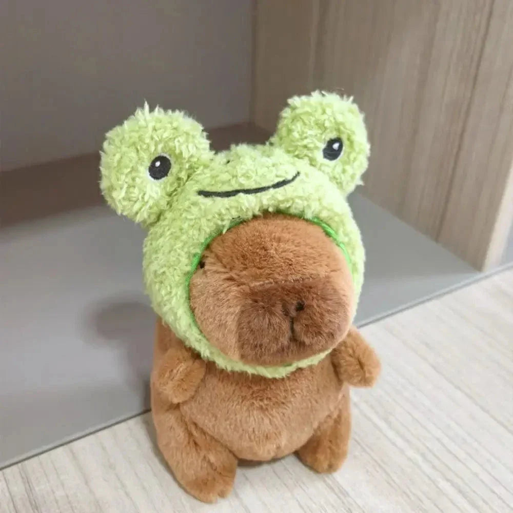 Cute Capybara Plush Toy Hoodie – Small Winged Stuffed Doll for Kids
