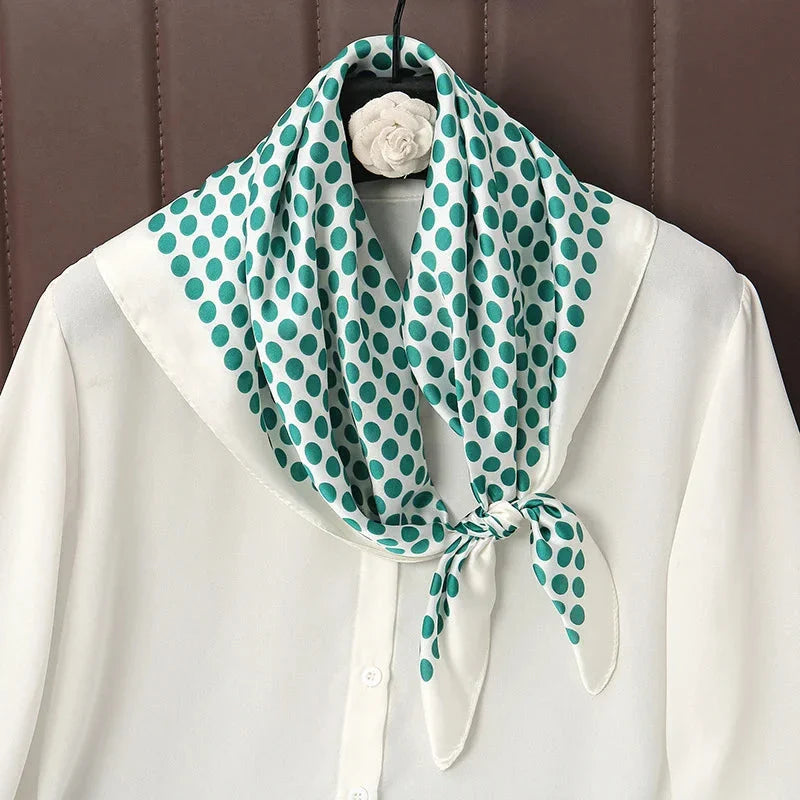 Luxury Satin Silk Square Scarf – Shawl, Hijab & Fashion Wrap 2023