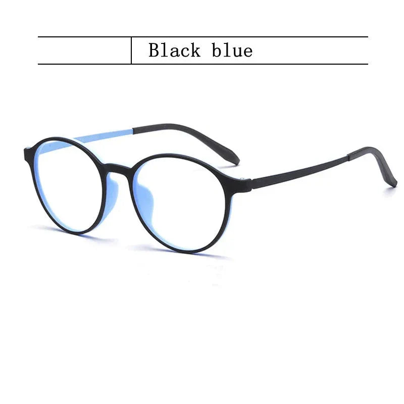 Ultralight Retro Round Glasses – TR90 Titanium Frame for Men & Women