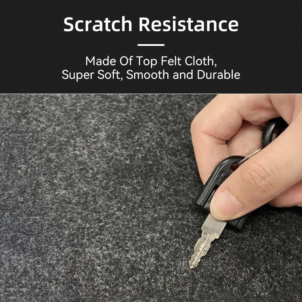 Wool Felt Desk Mat - Non-Slip Large Mouse Pad & Desk Protector