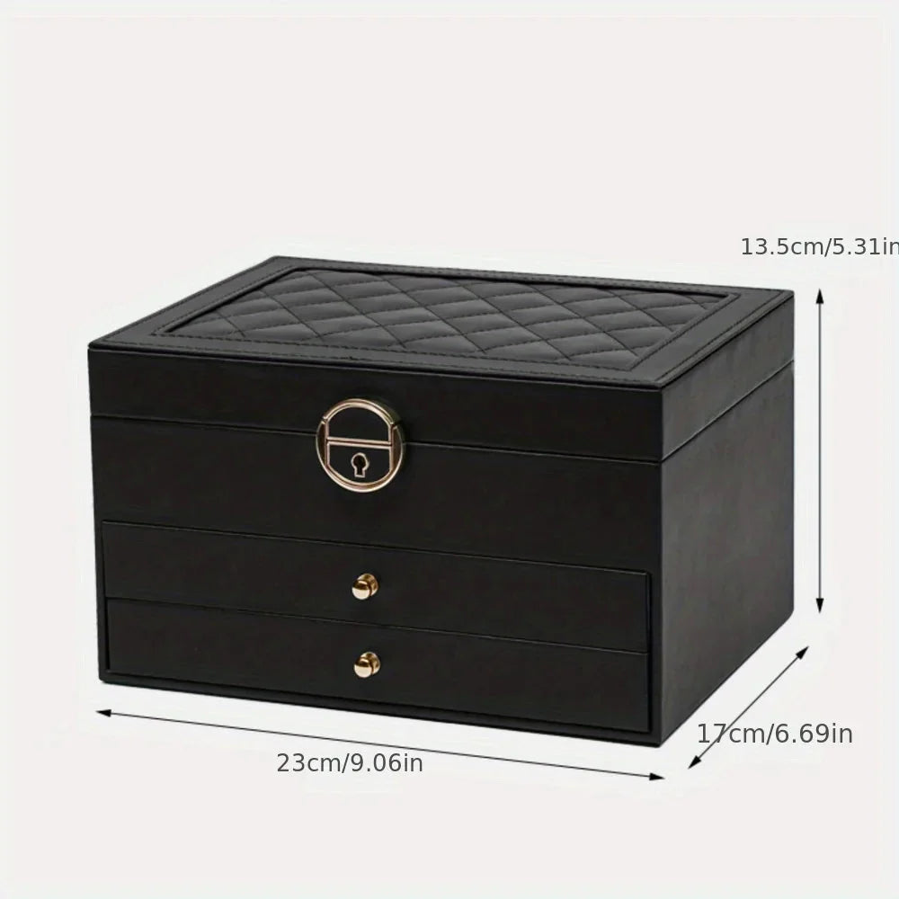 Jewelry Storage Box – Necklace & Earrings Organizer for Gifts