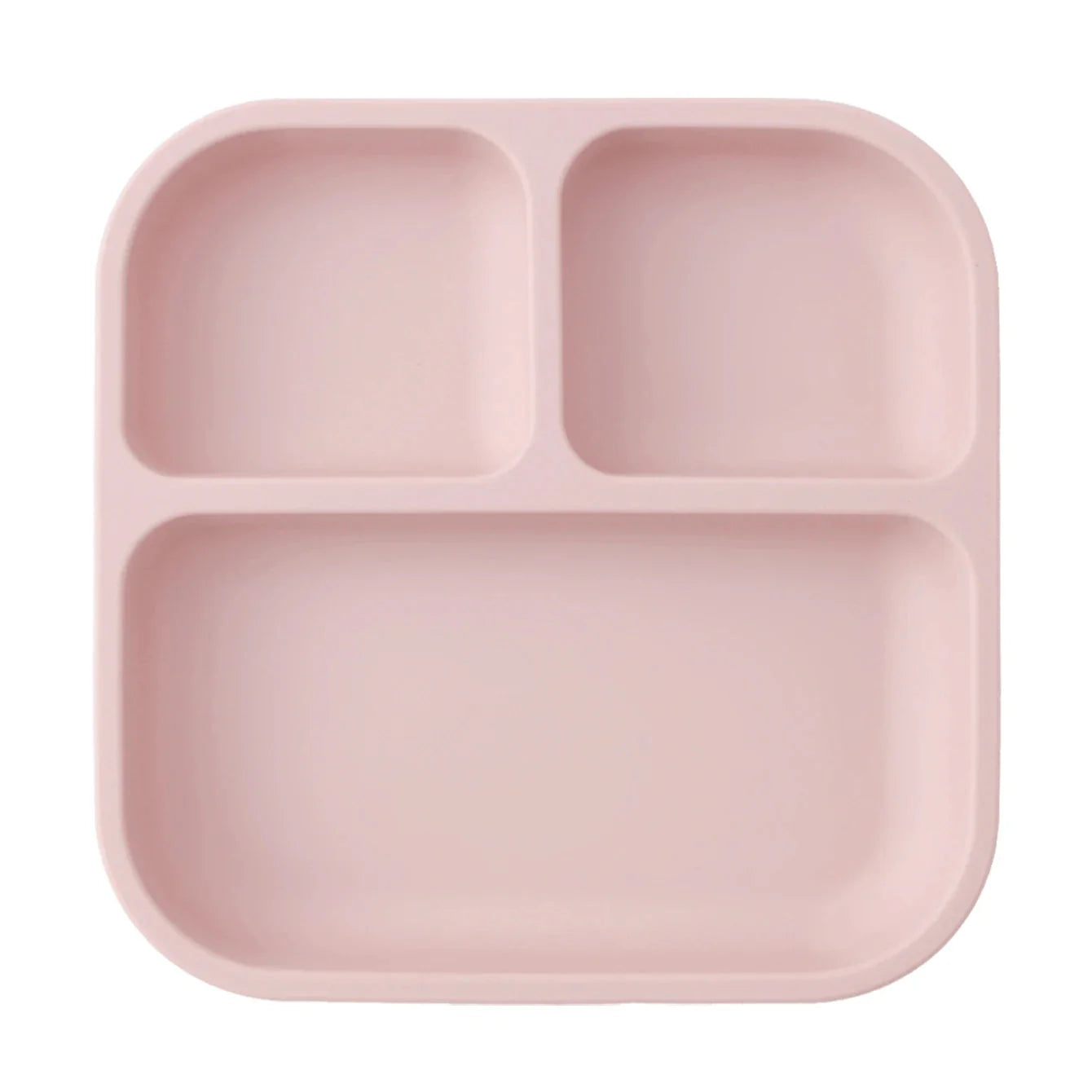 BPA Free Silicone Divided Suction Baby Plate