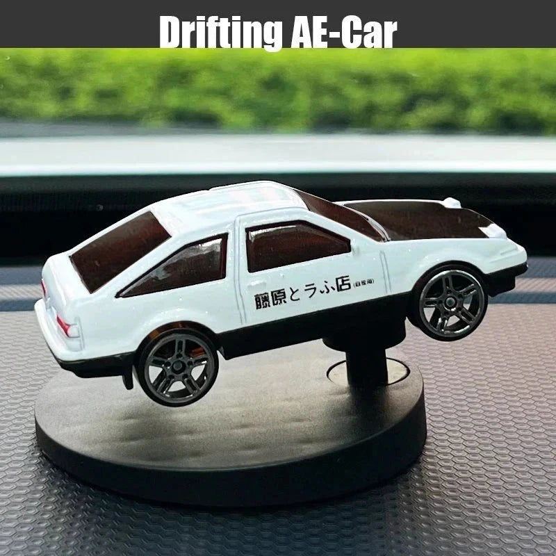Drift Car Dashboard Swing Toy - Cool Sports Race Ornament for Car Interior Decor