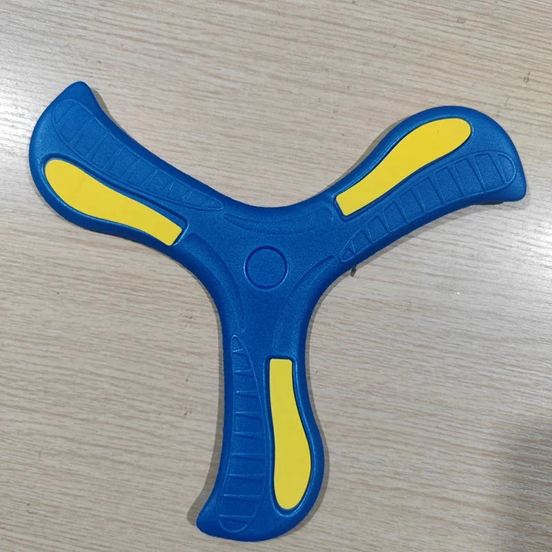 Children Outdoor Sport Flying Disc Soft EVA Touching Boomerang Return Dart Hand Throw Spinner Parent-Child Interactive Game Toys