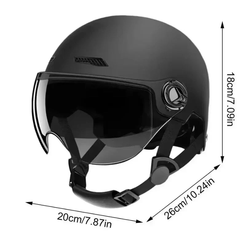 Motorcycle Helmet for Men Women Classic Retro Scooter Vintage Half Helmet Ultralight Cycling MTB Bike Bicycle Motorcycle Helmets