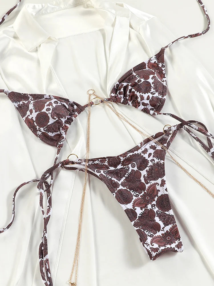 Jewelry bae two piece swimsuit