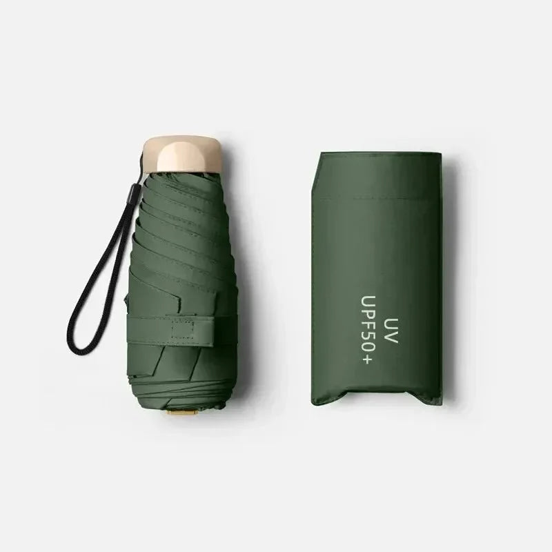 Mini Sun Umbrella – Pocket Folding Rain & UV Protection Parasol