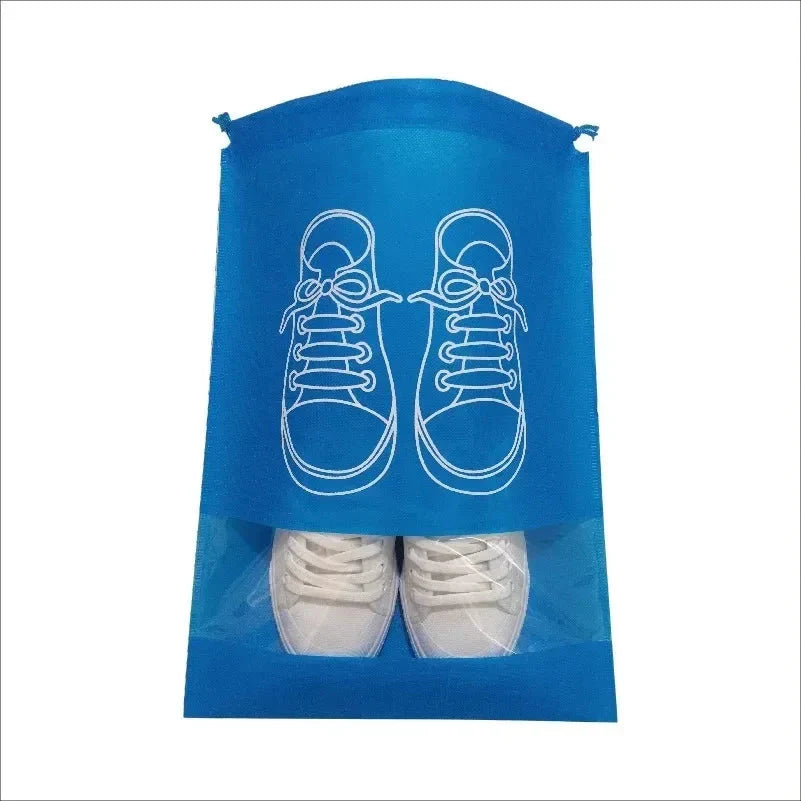 5PCS Travel Shoe Storage Bags – Waterproof Non-Woven Large Capacity