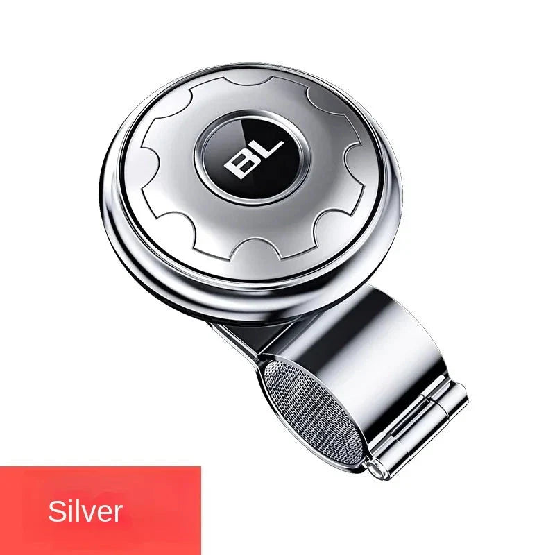 Car Steering Wheel Booster Ball – Universal Power Handle Spinner Knob with Steel Bearing