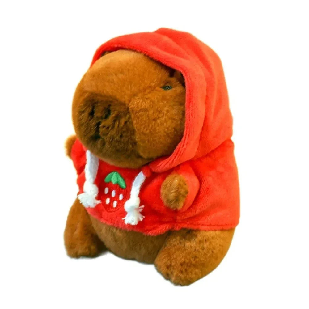 Cute Capybara Plush Toy Hoodie – Small Winged Stuffed Doll for Kids