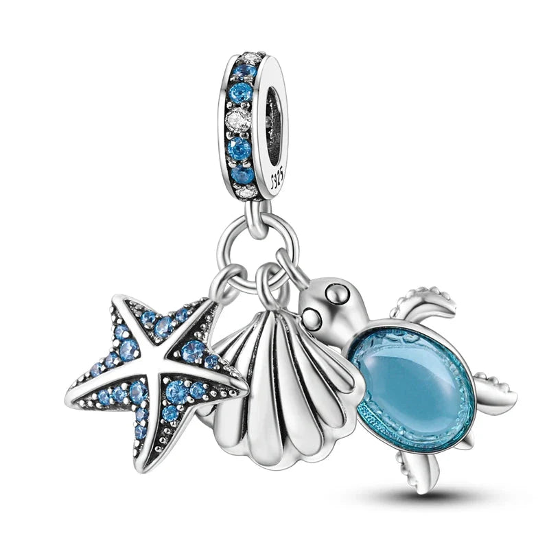 Hot Sale 925 Sterling Silver Charms Beads for Women - Perfect Fit for Pandora Bracelets, Fashionable Jewelry Pendant