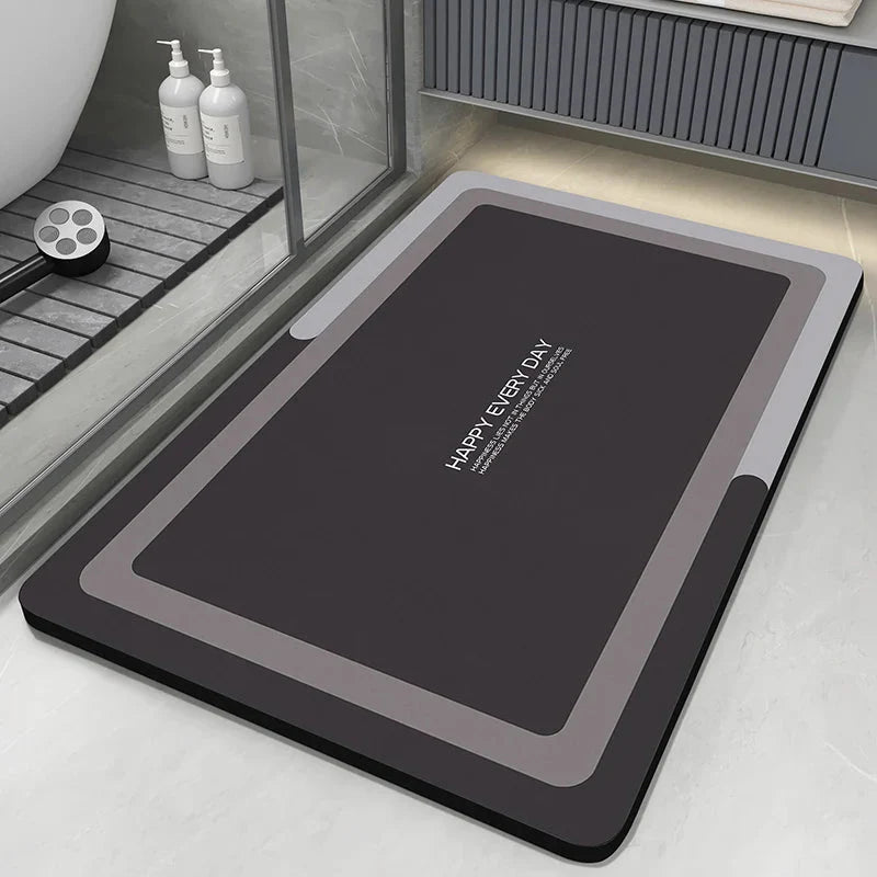 Diatomaceous Earth Bath Mat – Quick-Dry Non-Slip Absorbent Rug