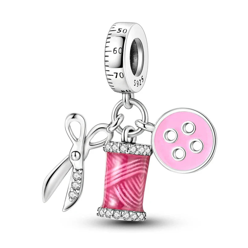Hot Sale 925 Sterling Silver Charms Beads for Women - Perfect Fit for Pandora Bracelets, Fashionable Jewelry Pendant