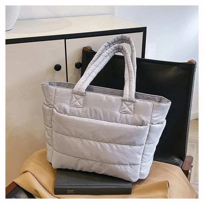 Large Capacity Women’s Tote Bag – Messenger Shoulder Handbag with Pockets
