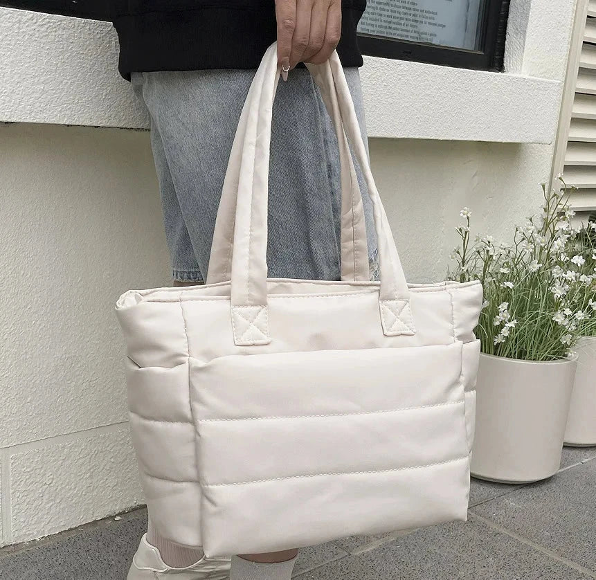 Large Capacity Women’s Tote Bag – Messenger Shoulder Handbag with Pockets
