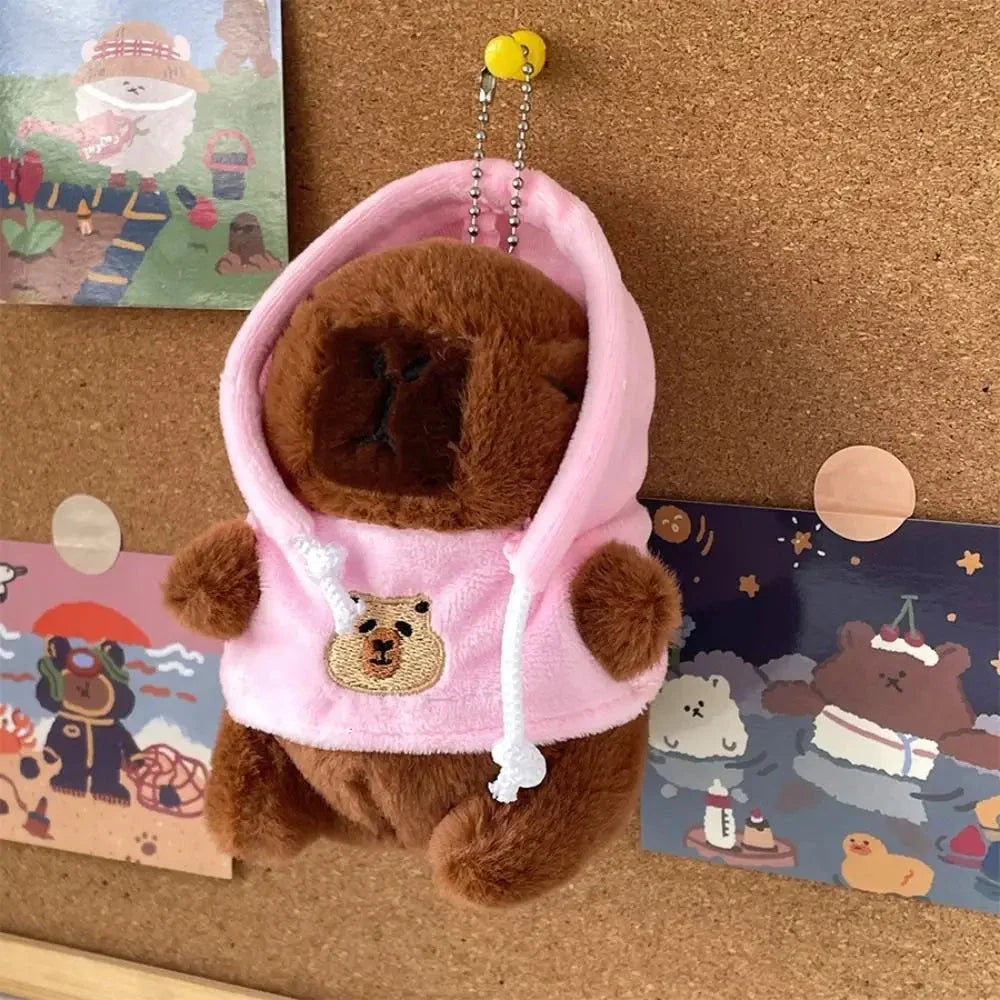 Cute Capybara Plush Toy Hoodie – Small Winged Stuffed Doll for Kids