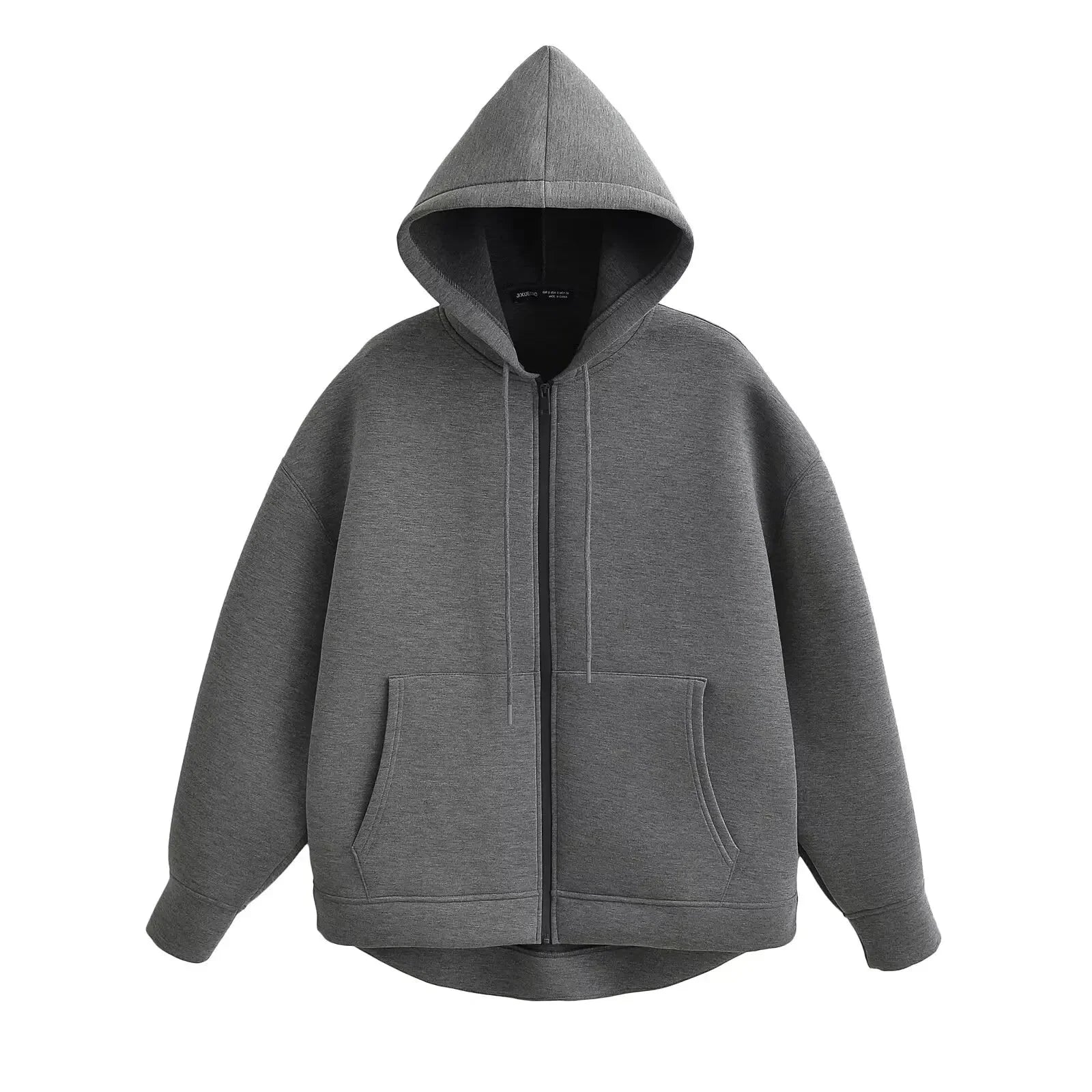 Autumn Women’s Hooded Jacket – Long Sleeve Zipper Coat