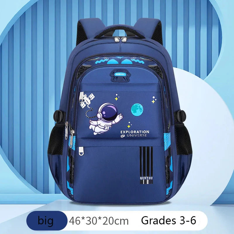 Kids Astronaut Backpack Waterproof School Bag for Boys