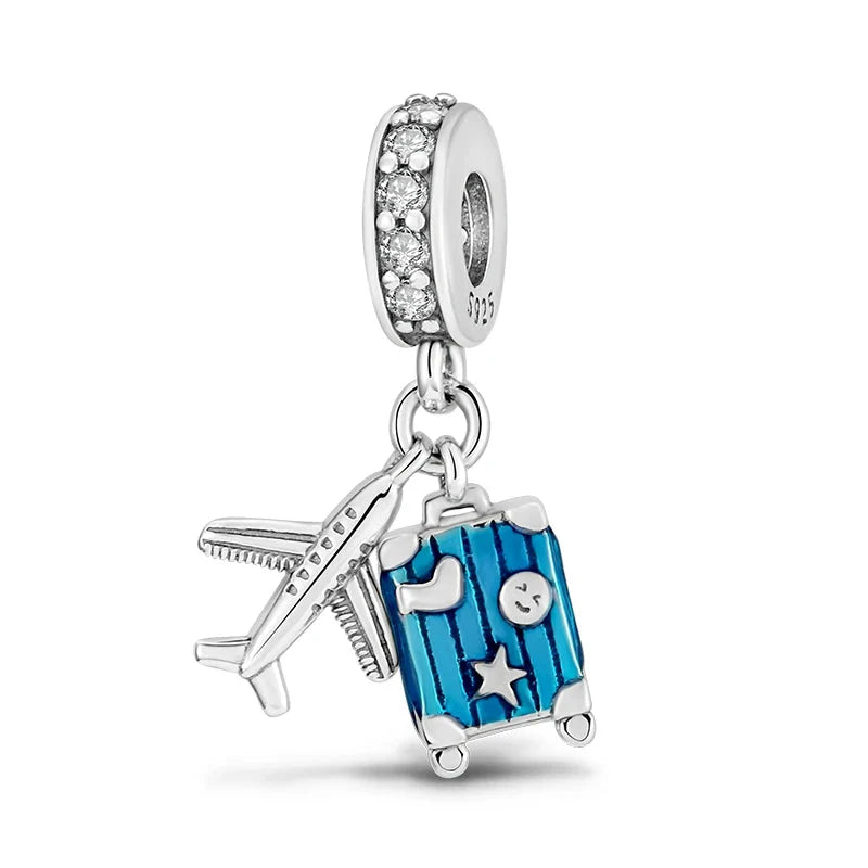 Hot Sale 925 Sterling Silver Charms Beads for Women - Perfect Fit for Pandora Bracelets, Fashionable Jewelry Pendant