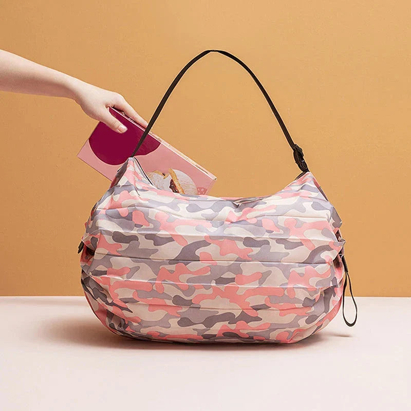 Foldable Camouflage Shopping Bag – Large Capacity Portable Tote