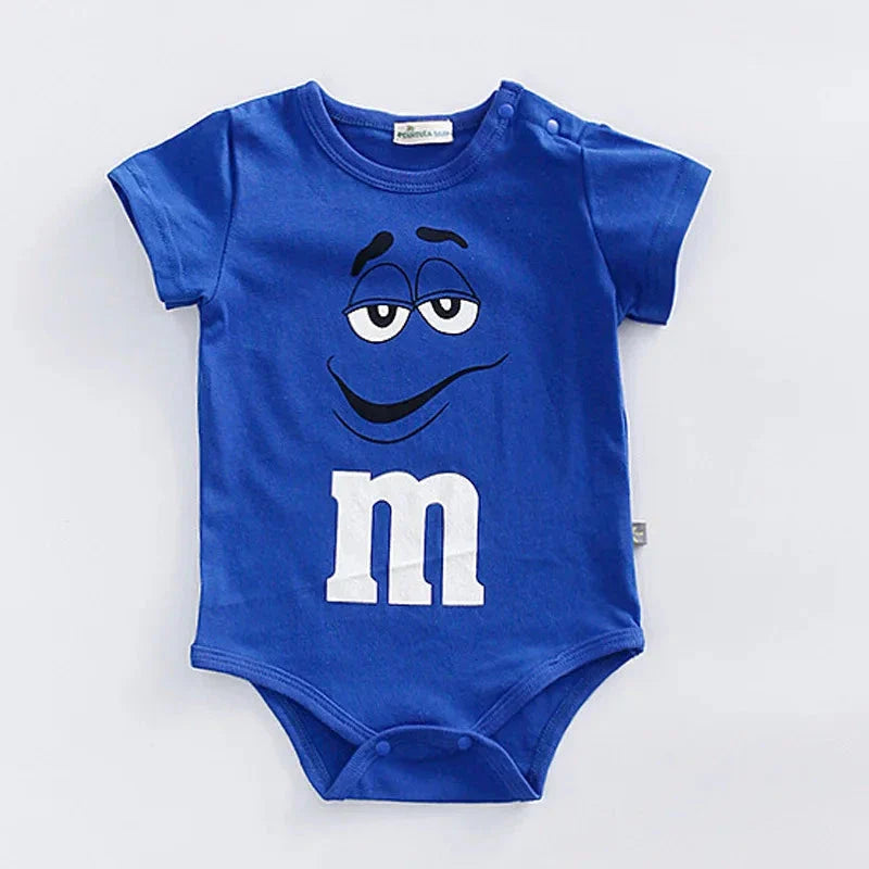 Soft Cotton Baby Romper (3–24M) – Cute Summer Short Sleeve Jumpsuit for Boys & Girls