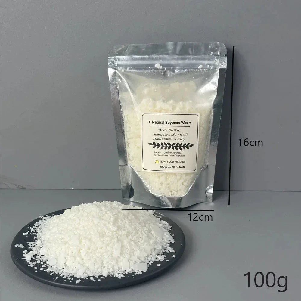 Pure Soy & Paraffin Wax for Candle Making – 250g/500g/1kg Natural Wax Material for DIY Handmade Aromatherapy & Craft Candles
