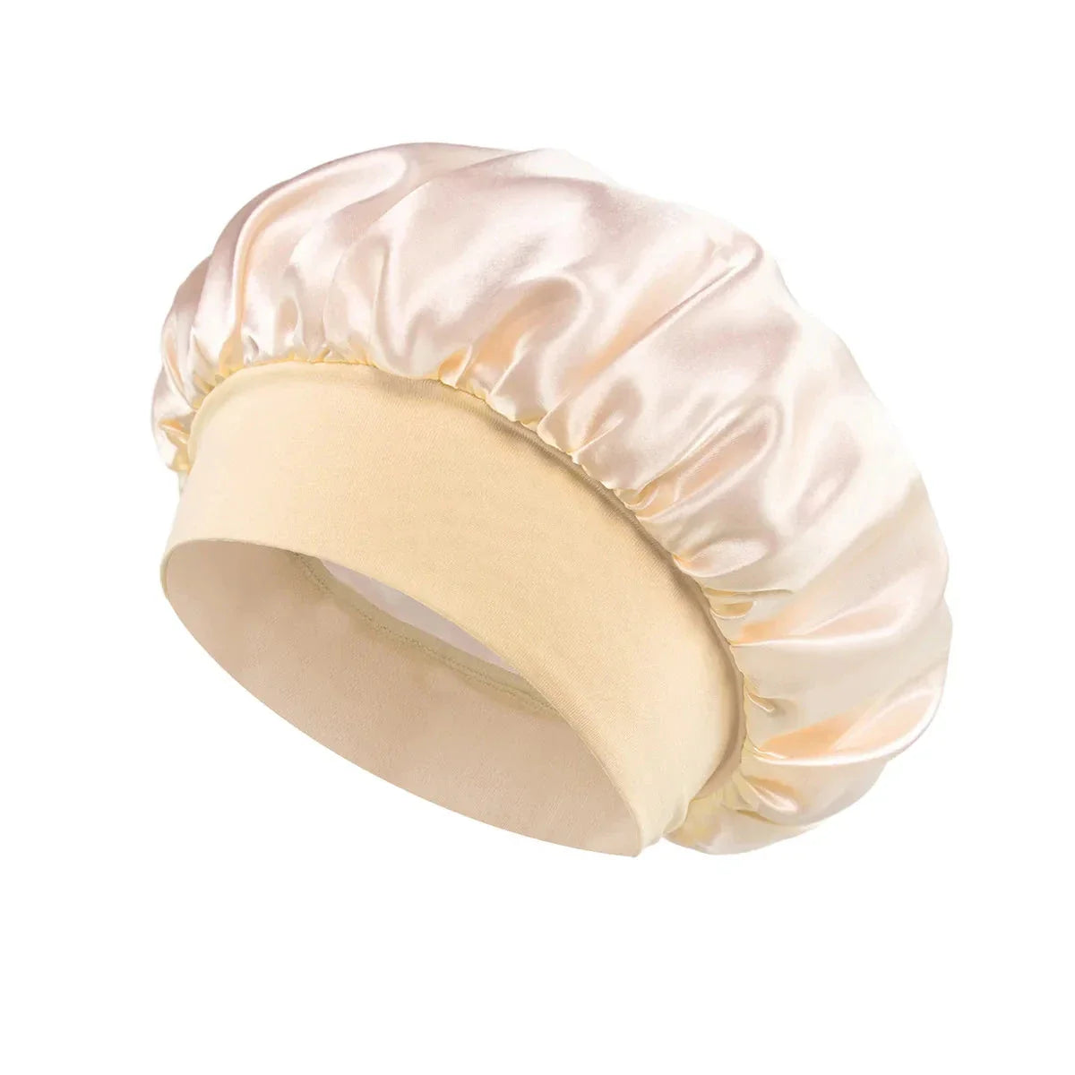 Women’s Satin Bonnet – Wide-Brim Night Sleeping & Hair Care Cap