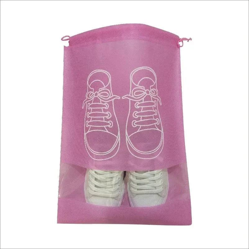 5PCS Travel Shoe Storage Bags – Waterproof Non-Woven Large Capacity