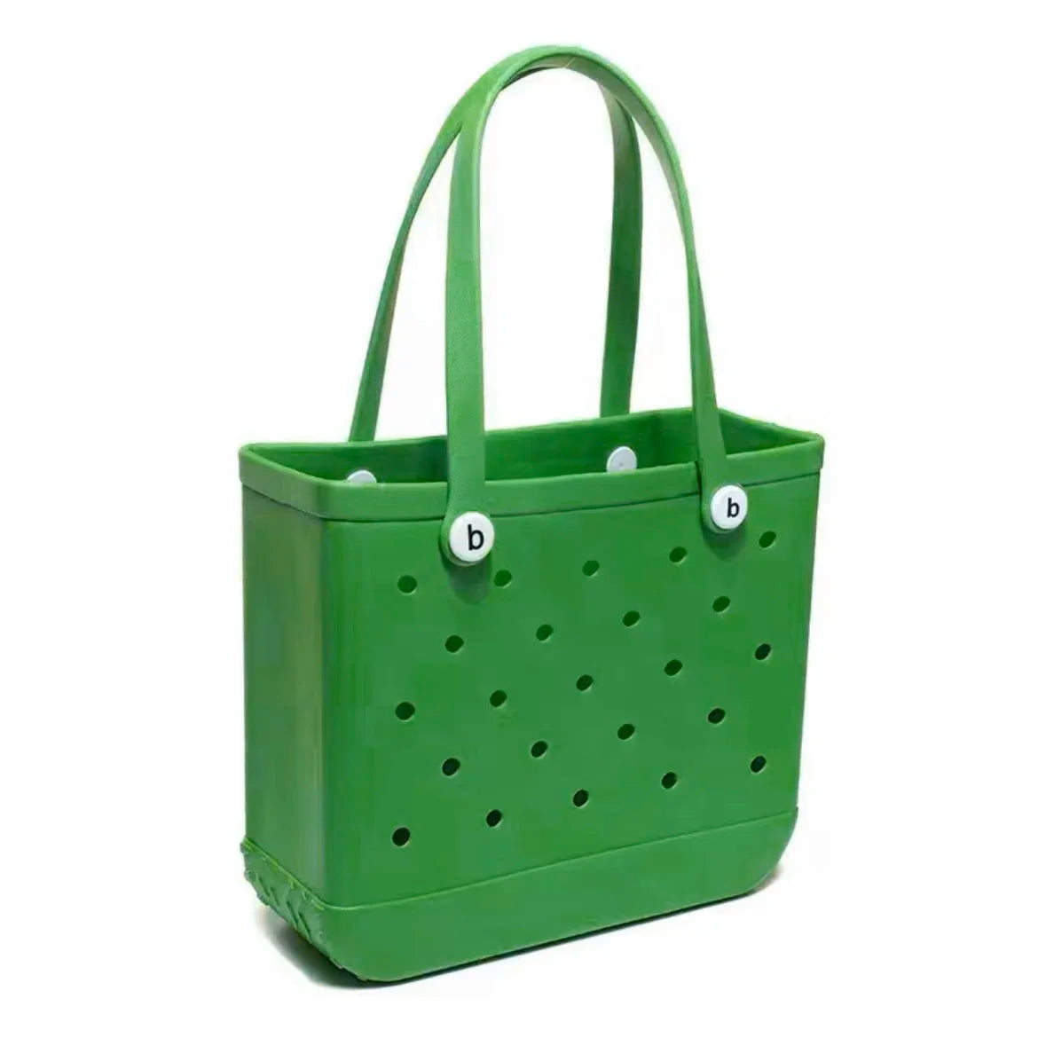 EVA Rubber Waterproof Handbag - Solid Color M/L