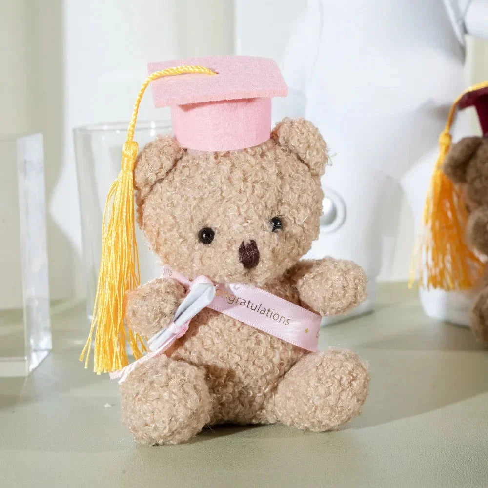 Doctor Teddy Bear Plush – Small Sitting Doll Pendant Gift for Kids