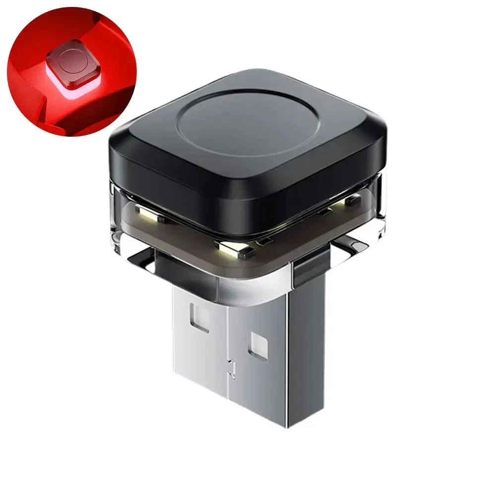 Mini USB LED Car Light – Colorful Interior Atmosphere & Emergency Lamp