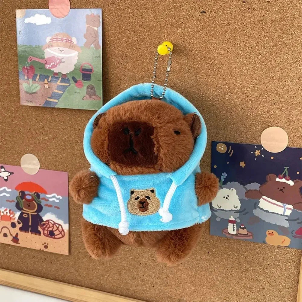 Cute Capybara Plush Toy Hoodie – Small Winged Stuffed Doll for Kids